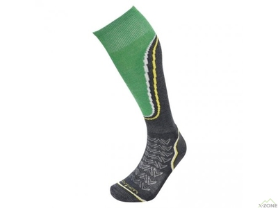 Шкарпетки гірськолижні Lorpen S2MM charcoal green 4781 - фото