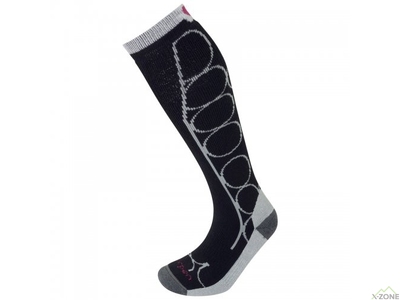 Шкарпетки гірськолижні Lorpen S2SMW total black 1887 - фото