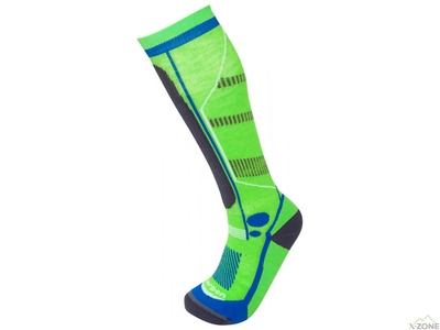 Шкарпетки гірськолижні Lorpen S3KL green lime 5448 - фото