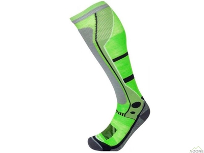 Шкарпетки гірськолижні Lorpen S3ML green lime 5448 - фото