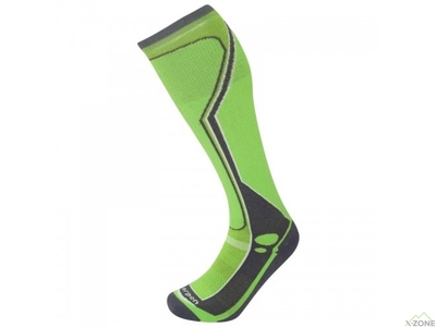 Шкарпетки гірськолижні Lorpen S3SMM green lime 5448 - фото