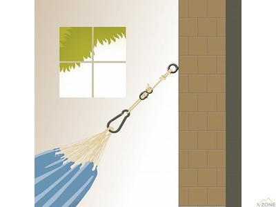 Крепления для подвесных гамаков La Siesta Allround black (AL-08) - фото