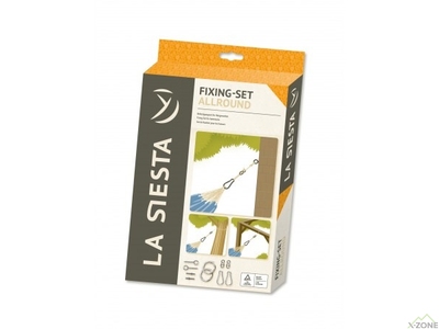 Крепления для подвесных гамаков La Siesta Allround black (AL-08) - фото