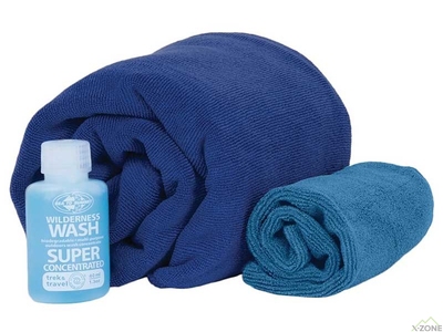 Набір рушників Sea To Summit Tek Towel Wash Kit XL berry (STS ATTKITXLCO) - фото