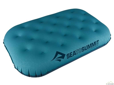 Надувна подушка Sea To Summit Aeros Ultralight Pillow Deluxe aqua (STS APILULDLXAQ) - фото