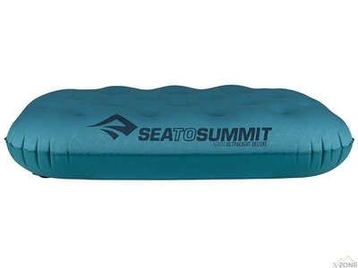 Надувная подушка Sea To Summit Aeros Ultralight Pillow Deluxe aqua (STS APILULDLXAQ) - фото