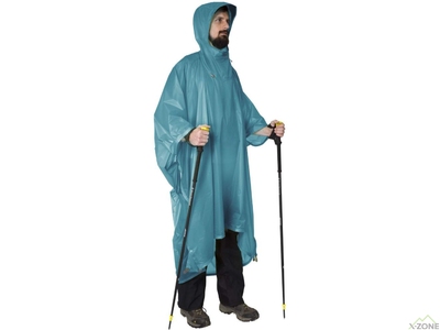 Пончо накидка Sea to Summit Ultra-Sil 15D Tarp Poncho Blue - фото