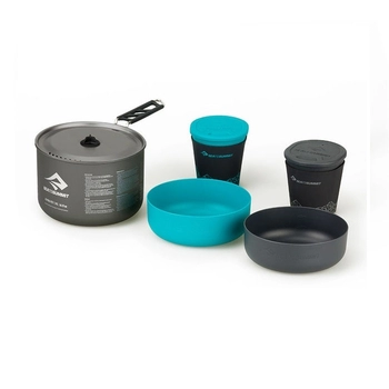 Набор посуды Sea To Summit Alpha Cookset 2.1 Pacific Blue/Grey (STS APOTACKSET2.1) - фото