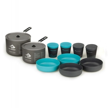 Набор посуды Sea To Summit Alpha Cookset 4.2 Pacific Blue/Grey (STS APOTACKSET4.2) - фото