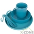 Набор посуды Sea To Summit Delta Camp Set (Bowl, Plate, Mug, Cutlery) Pacific Blue (STS ADSETPB) - фото