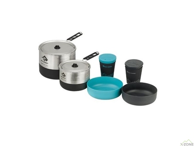 Набір посуду Sea To Summit Sigma Cookset 2.2 Pacific Blue / Silver (STS APOTSIGSET2.2) - фото