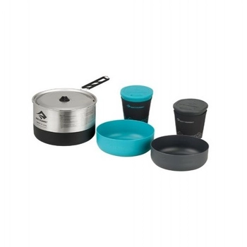 Набор посуды Sea To Summit Sigma Cookset 2.1 Pacific Blue/Silver (STS APOTSIGSET2.1) - фото