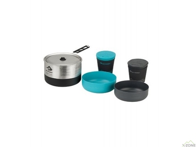 Набор посуды Sea To Summit Sigma Cookset 2.1 Pacific Blue/Silver (STS APOTSIGSET2.1) - фото