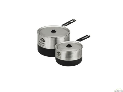 Набор кастрюль Sea To Summit Sigma Pot Set 2.0 Silver (STS APOTSIGSET2) - фото