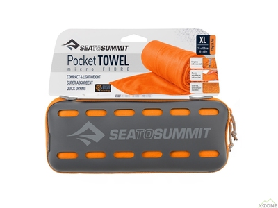 Полотенце Sea To Summit Pocket Towel XL Orange (STS APOCTXLOR) - фото