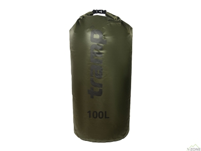 Гермомешок Tramp PVC Diamond Rip-Stop оливковый 100 л (TRA-210-olive) - фото