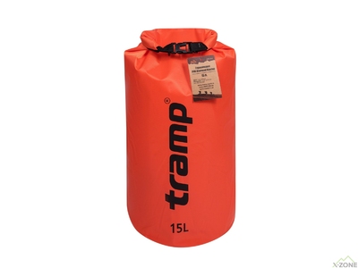 Гермомешок Tramp PVC Diamond Rip-Stop оранжевый15 л (TRA-112-orange) - фото