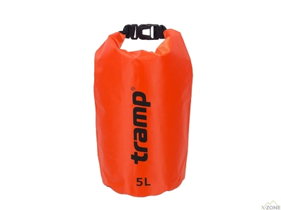 Гермомешок Tramp PVC Diamond Rip-Stop оранжевый 5 л (TRA-110-orange) - фото