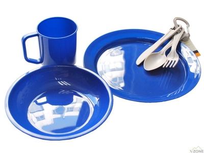 Набор посуды пластиковой Tramp (TRC-047) - фото