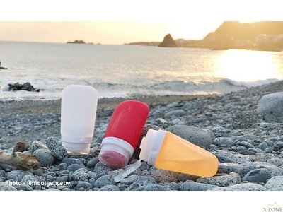 Бутылка силиконовая Humangear GoToob+ 74 ml, Pink - фото
