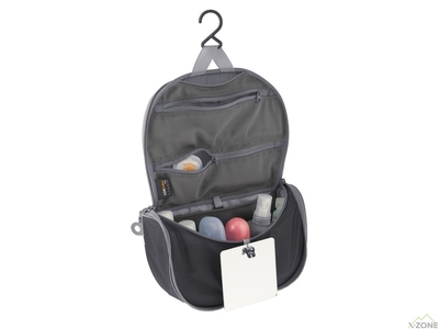 Косметичка Sea To Summit TL Hanging Toiletry Bag Black / Grey L (STS ATLHTBLBK) - фото