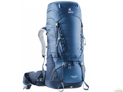 Рюкзак Deuter Aircontact 55+10 midnight-navy (3320319 3365) - фото