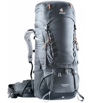 Рюкзак Deuter Aircontact 55+10 graphite-black (3320319 4701) - фото