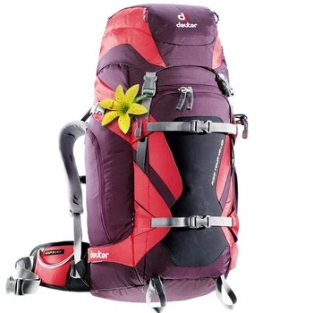 Рюкзак Deuter Rise Tour 40+ SL aubergine-fire (3301416 5522) - фото