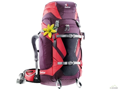 Рюкзак Deuter Rise Tour 40+ SL aubergine-fire (3301416 5522) - фото