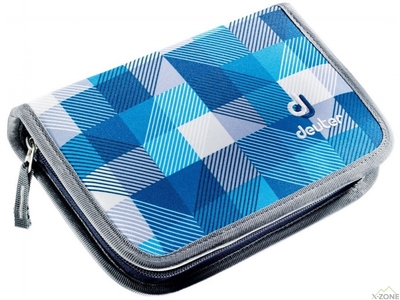 Пенал Deuter Pencil Box з олівцями blue arrowcheck (3890315 3016) - фото