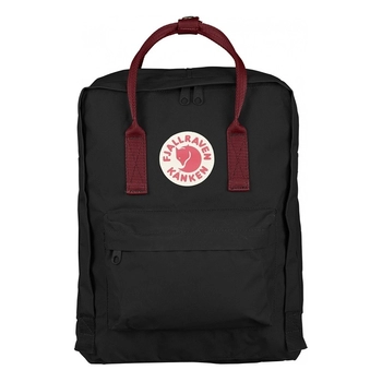 Рюкзак Fjallraven Kanken Black/Ox Red (23510.550-326) - фото