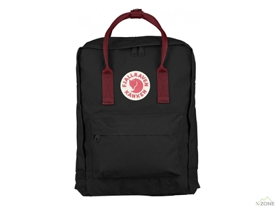 Рюкзак Fjallraven Kanken Black / Ox Red (23510.550-326) - фото