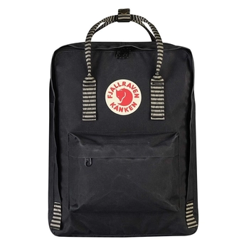 Рюкзак Fjallraven Kanken Black/Striped (23510.550-901) - фото