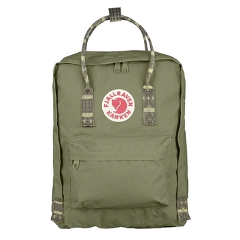 Рюкзак Fjallraven Kanken Green / Folk Pattern (23510.620-913) - фото