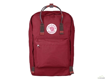 Рюкзак Fjallraven Kanken Laptop 17 Deep Red/Random Blocked (27173.325-915) - фото