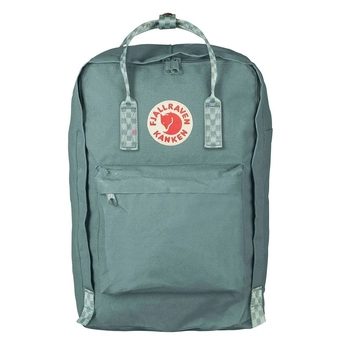 Рюкзак Fjallraven Kanken Laptop 17 Frost Green / Chess Pattern (27173.664-904) - фото