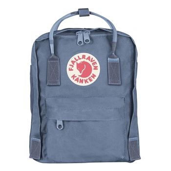 Рюкзак Fjallraven Kanken Mini Blue Ridge / Random Blocked (23561.519-925) - фото