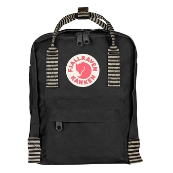 Рюкзак Fjallraven Kanken Mini Black striped (23561.550-901) - фото