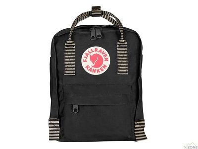 Рюкзак Fjallraven Kanken Mini Black striped (23561.550-901) - фото