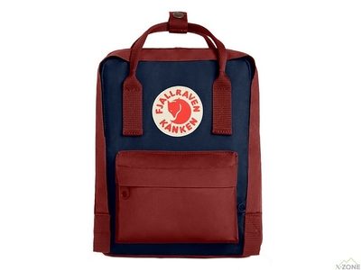 Рюкзак Fjallraven Kanken Mini Royal Blue- Ox Red (23561.540-326) - фото