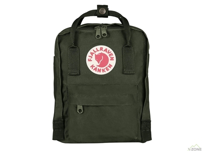 Рюкзак Fjallraven Kanken Mini Forest Green (23561.660) - фото