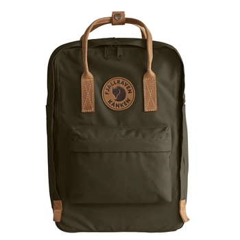 Рюкзак Fjallraven Kanken No.2 Laptop 15 Darck Olive (23569.633) - фото