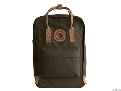 Рюкзак Fjallraven Kanken No.2 Laptop 15 Darck Olive (23569.633) - фото