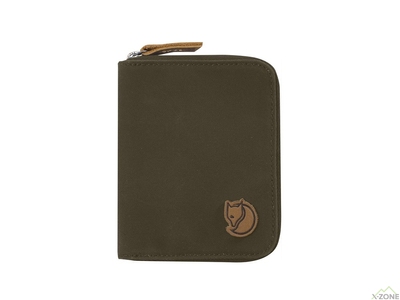 Гаманець Fjallraven Zip Wallet Dark Olive (24216.633) - фото