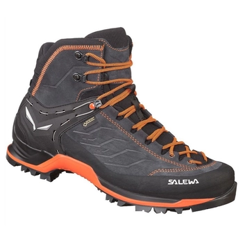 Черевики чоловічі Salewa MS MTN Trainer Mid GTX (сірий / помаранчевий) - фото