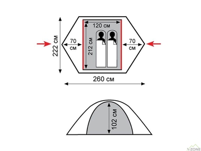Палатка Tramp Sarma 2 v2 (TRT-030) - фото