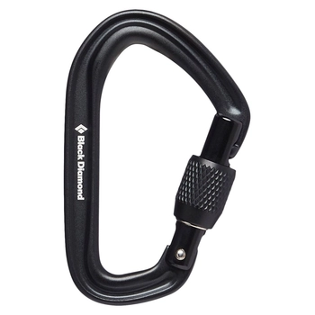 Карабин Black Diamond HotForge Screwgate Carabiner Black (BD 210161.0002) - фото