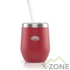 Термокухоль з трубочкою GSI Outdoors Glacier Stainless Vacuum 12 fl.oz.Tumbler (355 мл), Red - фото