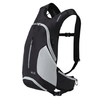 Велорюкзак Shimano ROKKO 12L з гідросистемою чорно-сірий (BGDPMBR312UL1301) - фото