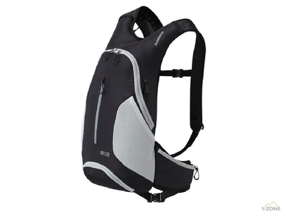 Велорюкзак Shimano ROKKO 12L з гідросистемою чорно-сірий (BGDPMBR312UL1301) - фото